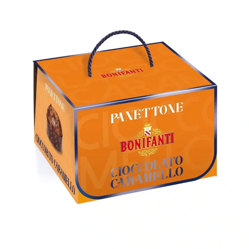 Panettone cioccolato e caramello