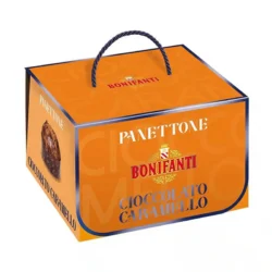 Panettone Cioccolato e Caramello Bauletto