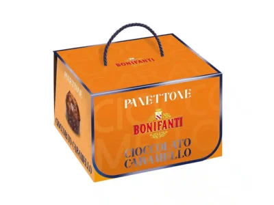 Panettone Cioccolato e Caramello Bauletto
